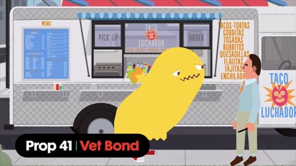 Animation from the Prop 41 Vet Bond Video